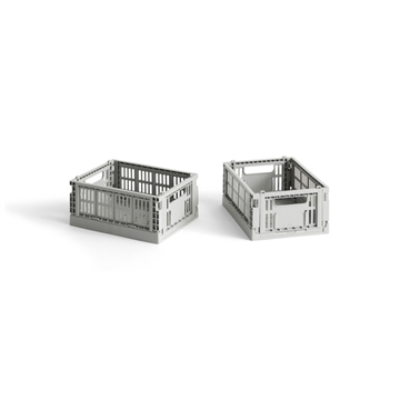 HAY Colour Crate Mini (2 stk.) - Light Grey